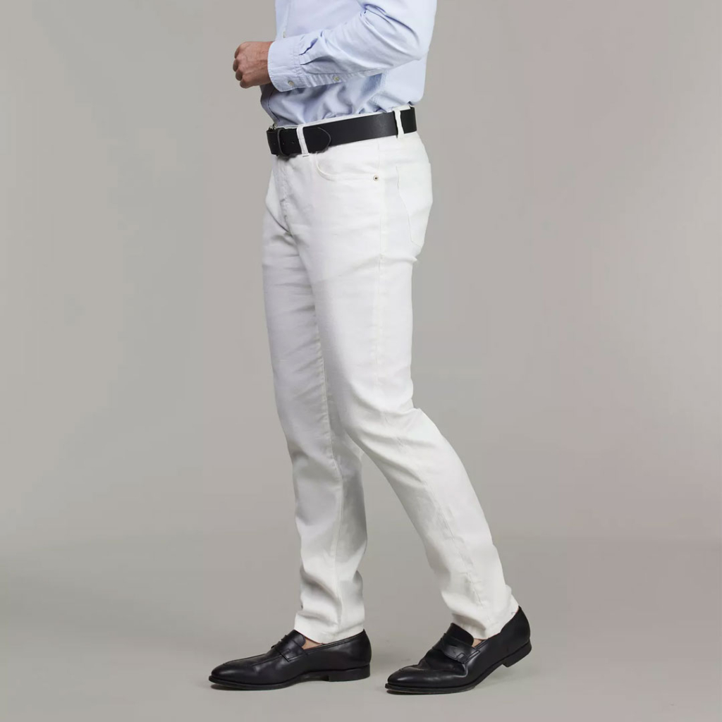 Hansen & Jacob - 5-Pkt Linen-Blend Trousers - Image 3