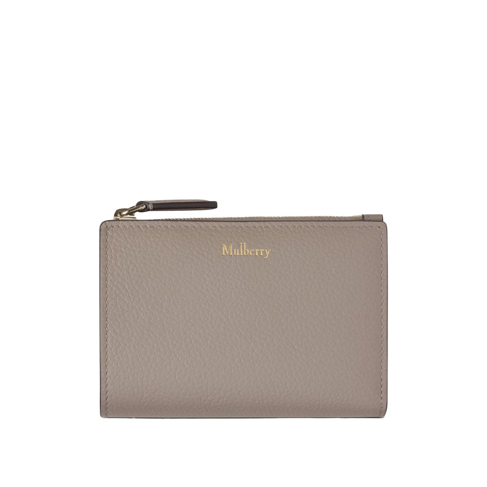 Mulberry - Continental Bifold Zipped Wallet, Cashmere Taupe