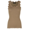 Rosemunde - Silk Top With Lace