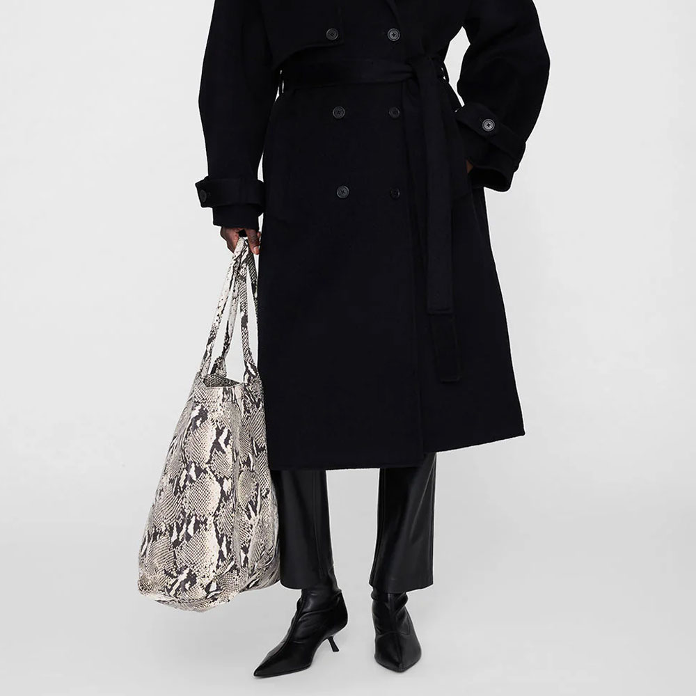 Anine Bing - Leo Canvas Tote, Pynthon - Billede 5