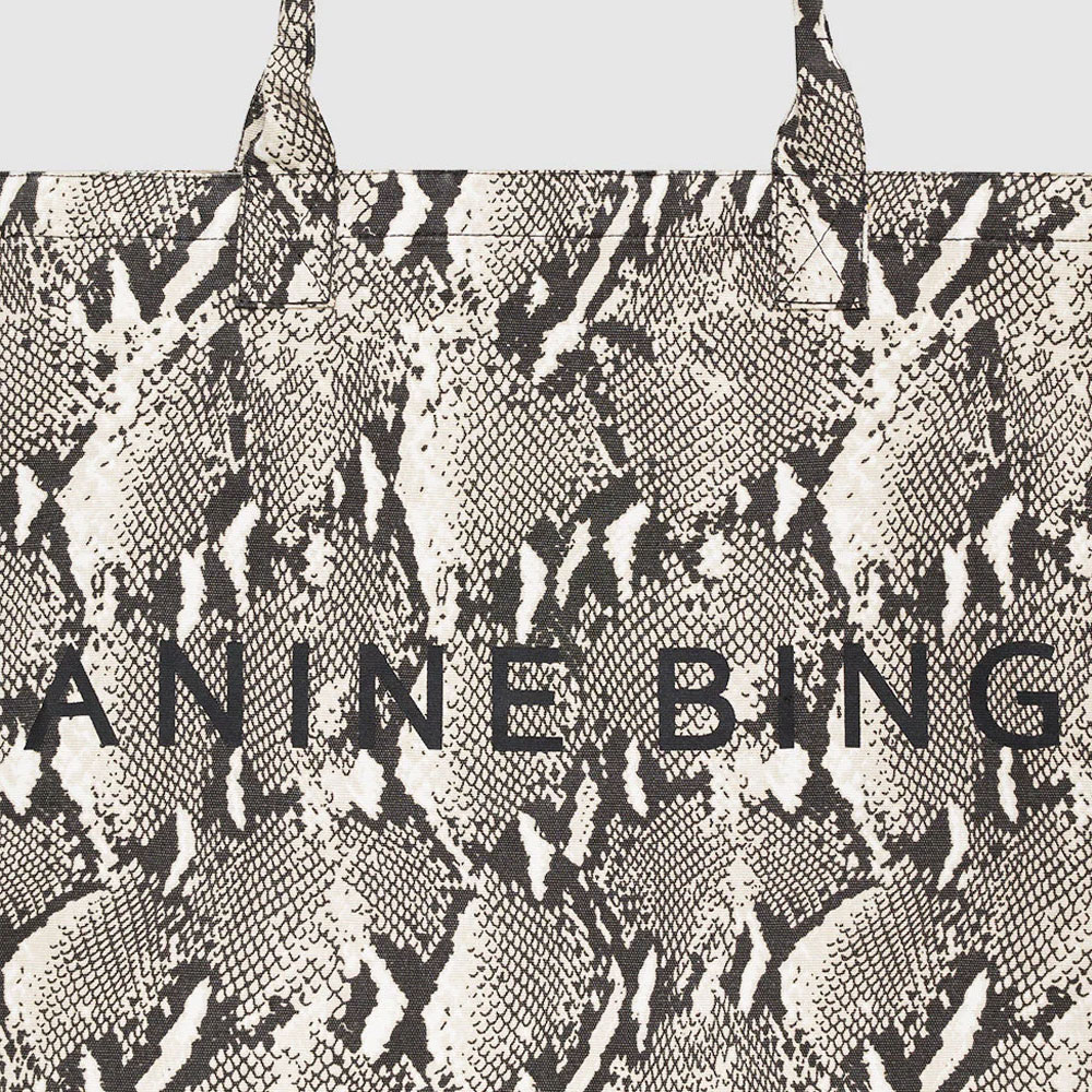 Anine Bing - Leo Canvas Tote, Pynthon - Billede 3
