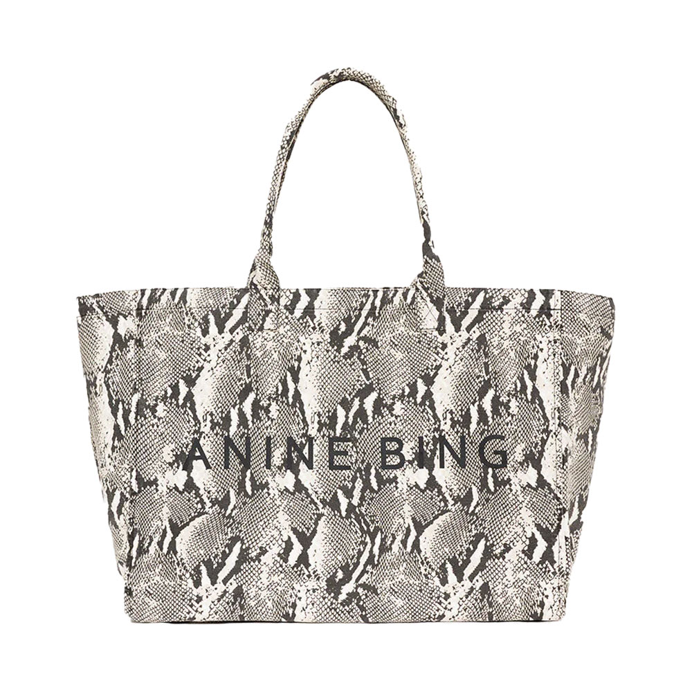 Anine Bing - Leo Canvas Tote, Pynthon