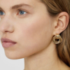 Anine Bing - Triple Knot Earrings, Gold - Image 2