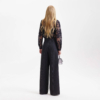 Self-Portrait - Black Lace Bow Shirt - Image 4