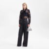 Self-Portrait - Black Lace Bow Shirt - Image 3