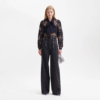 Self-Portrait - Black Lace Bow Shirt - Image 2