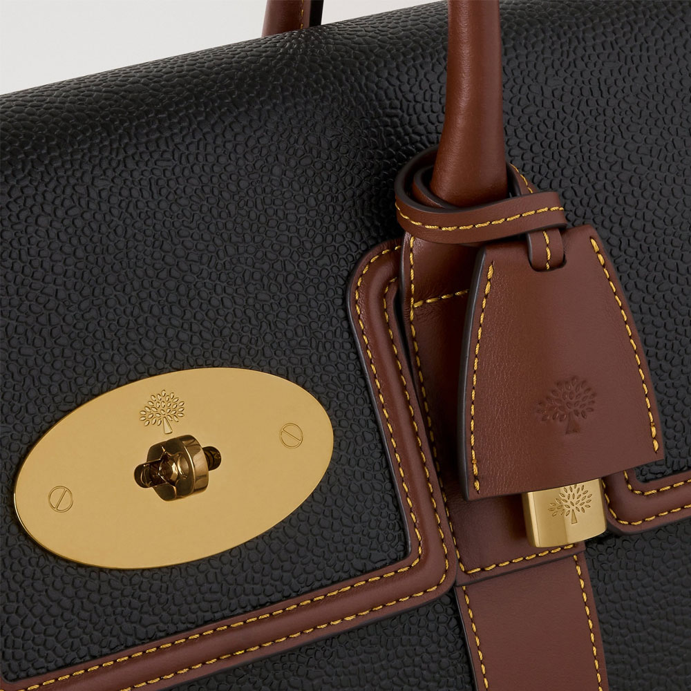Mulberry - Bayswater, Black & Cognac - Billede 4