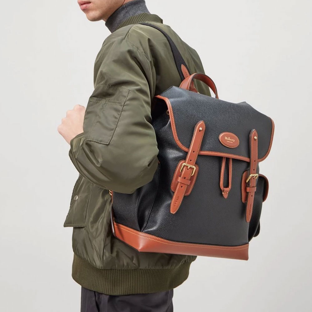 Mulberry - Heritage Backpack, Black & Cognac - Billede 2