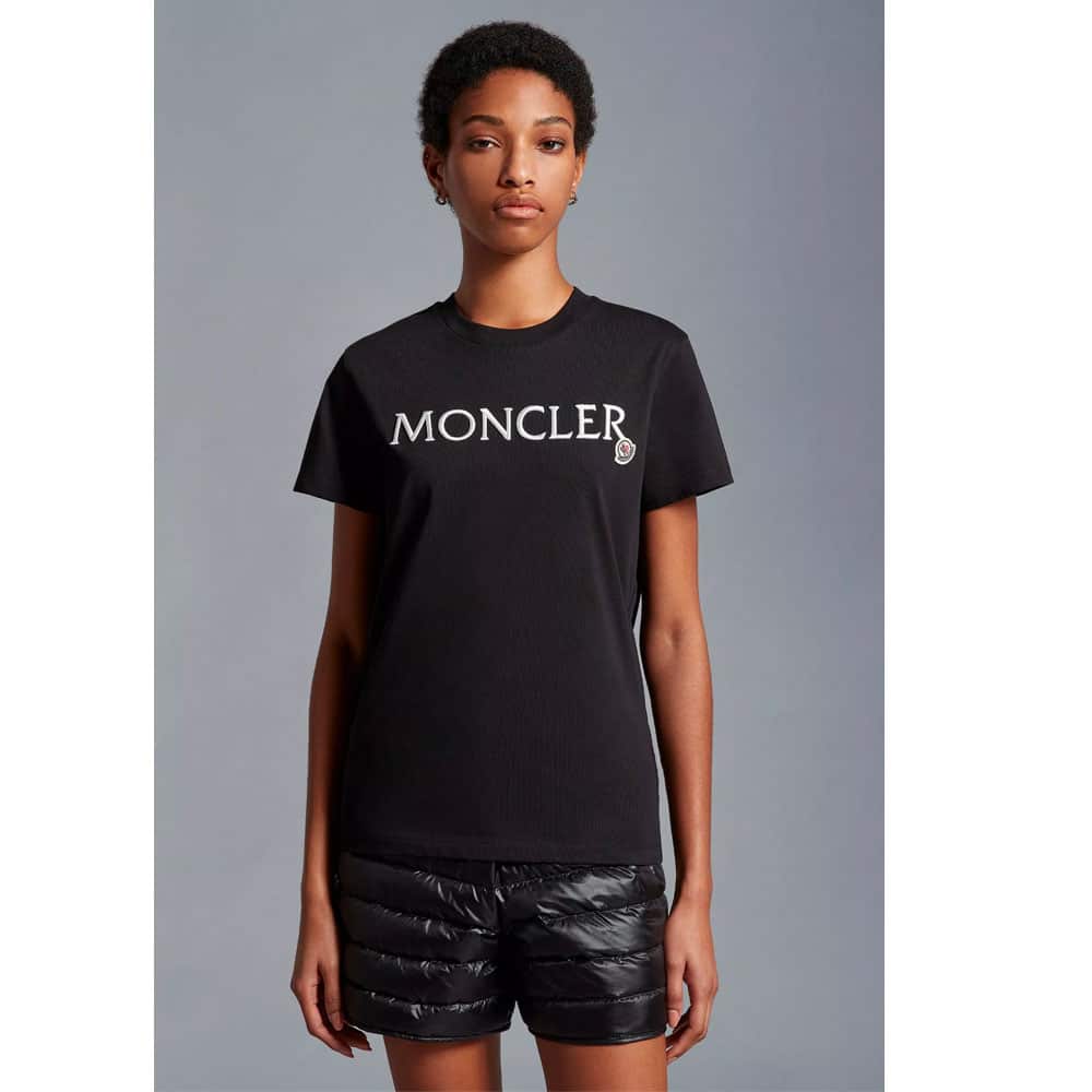 Moncler - Logo Embroidered T-Shirt - PHIGO - FINE LUXURY