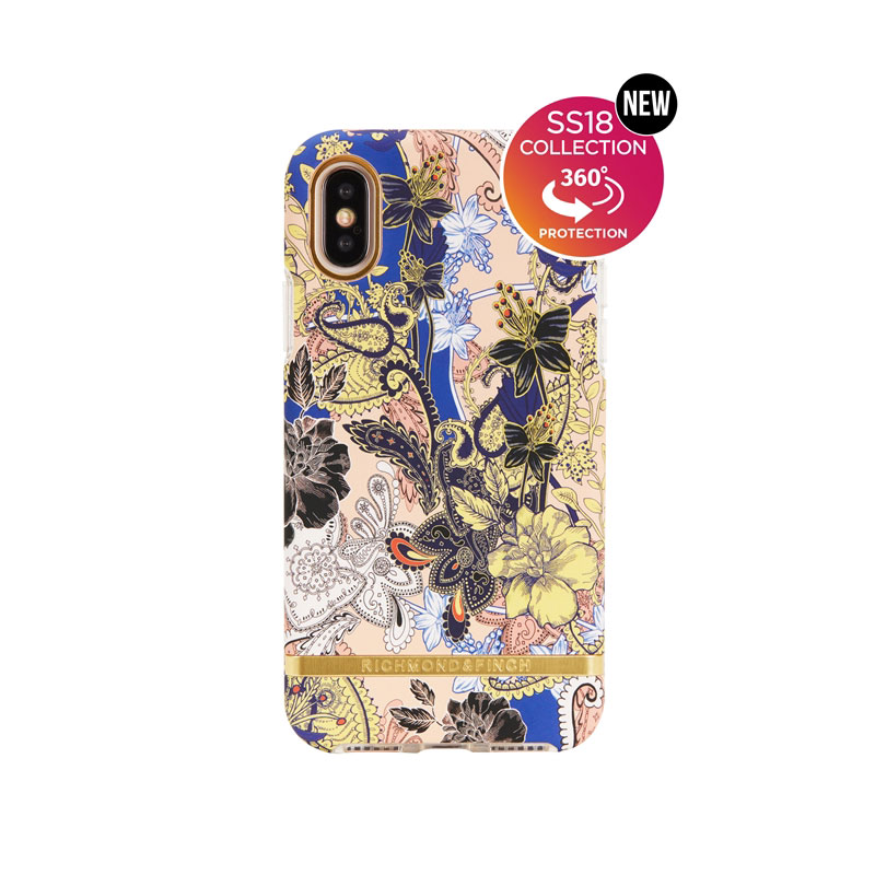 syreindhold Bage rustfri Richmond & Finch – Paisley Flower Iphone X Cover - PHIGO - FINE LUXURY