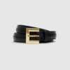 Anine Bing - Nicola Belt, Black Patent - Image 2