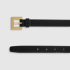 Anine Bing - Nicola Belt, Black Patent - Image 3
