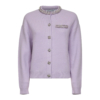 Self-Portrait - Lilac Crystal Trim Cardigan