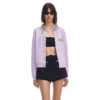 Self-Portrait - Lilac Crystal Trim Cardigan - Image 2