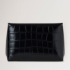 Mulberry - Darley Cosmetic Pouch, Black Shiny Croc - Image 3