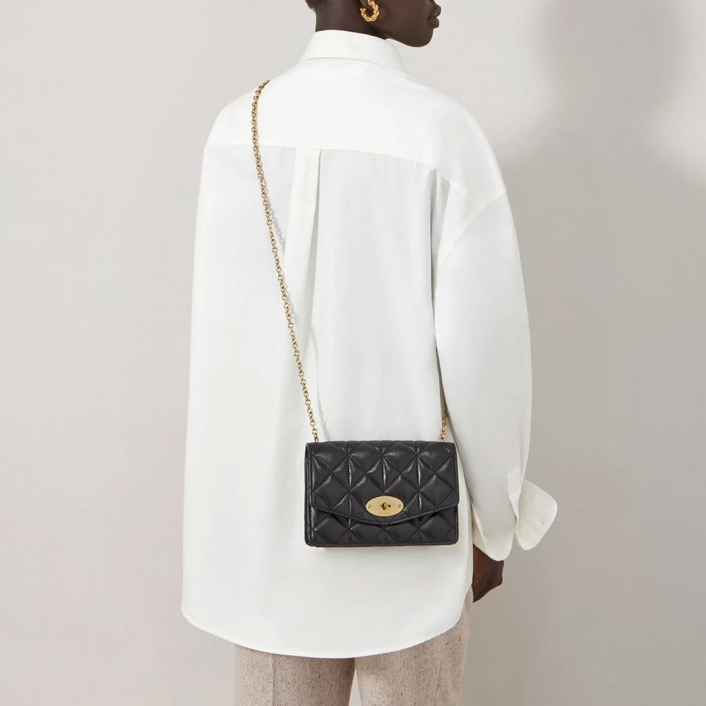 Mulberry - Small Darley, Black Quilting - Billede 2