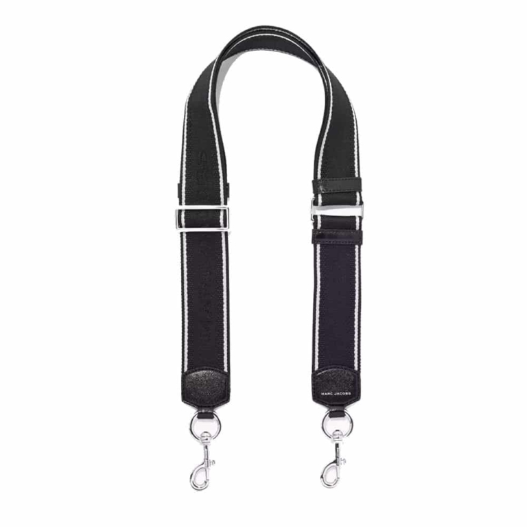 Marc Jacobs - The Logo DTM Webbing Strap, Black - PHIGO - FINE LUXURY