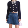 Self-Portrait - Soft Knit Bow Cardigan - Billede 2