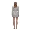 Self-Portrait - Embellished Check Mini Dress - Image 4