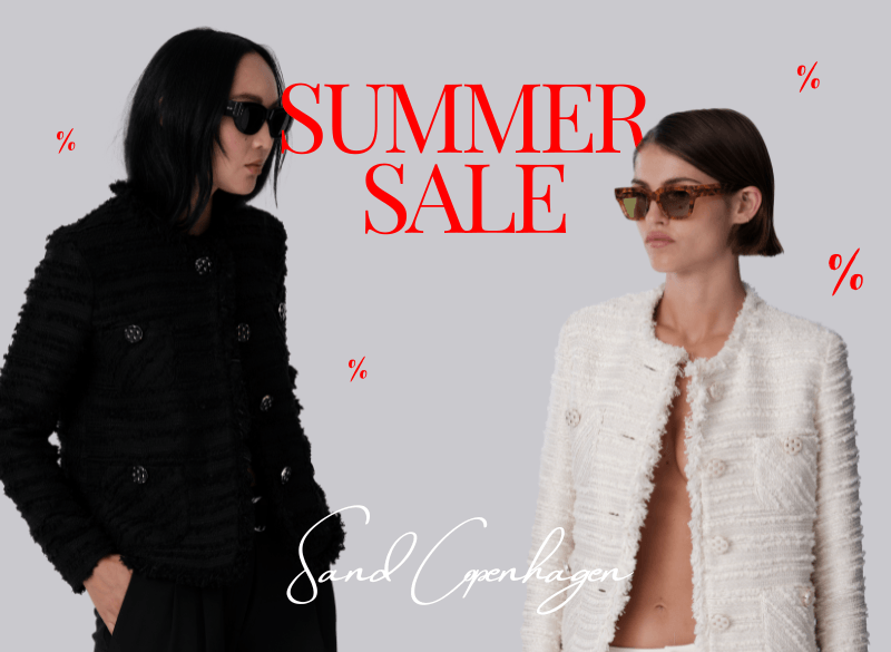 Final sale. Spar op til 50% på designer brands. Sommer udsalg.