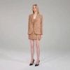 Self-Portrait - Gold Tinsel Boucle Blazer - Billede 3