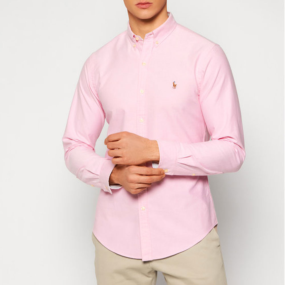 Ralph Oxford Shirt Pink skjorte til herre på Phigo.dk