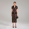 Self-Portrait - Black Magnolia Lace Midi Kjole - Image 2