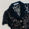 Self-Portrait - Black Magnolia Lace Midi Kjole - Image 5