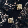 Self-Portrait - Black Magnolia Lace Midi Kjole - Image 6