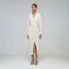 Self-Portrait - Wrap Midi Kjole - Image 3